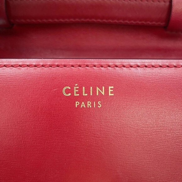 CELINE Classic box Size Small Leather Red 189183DLS - Picture 14 of 16